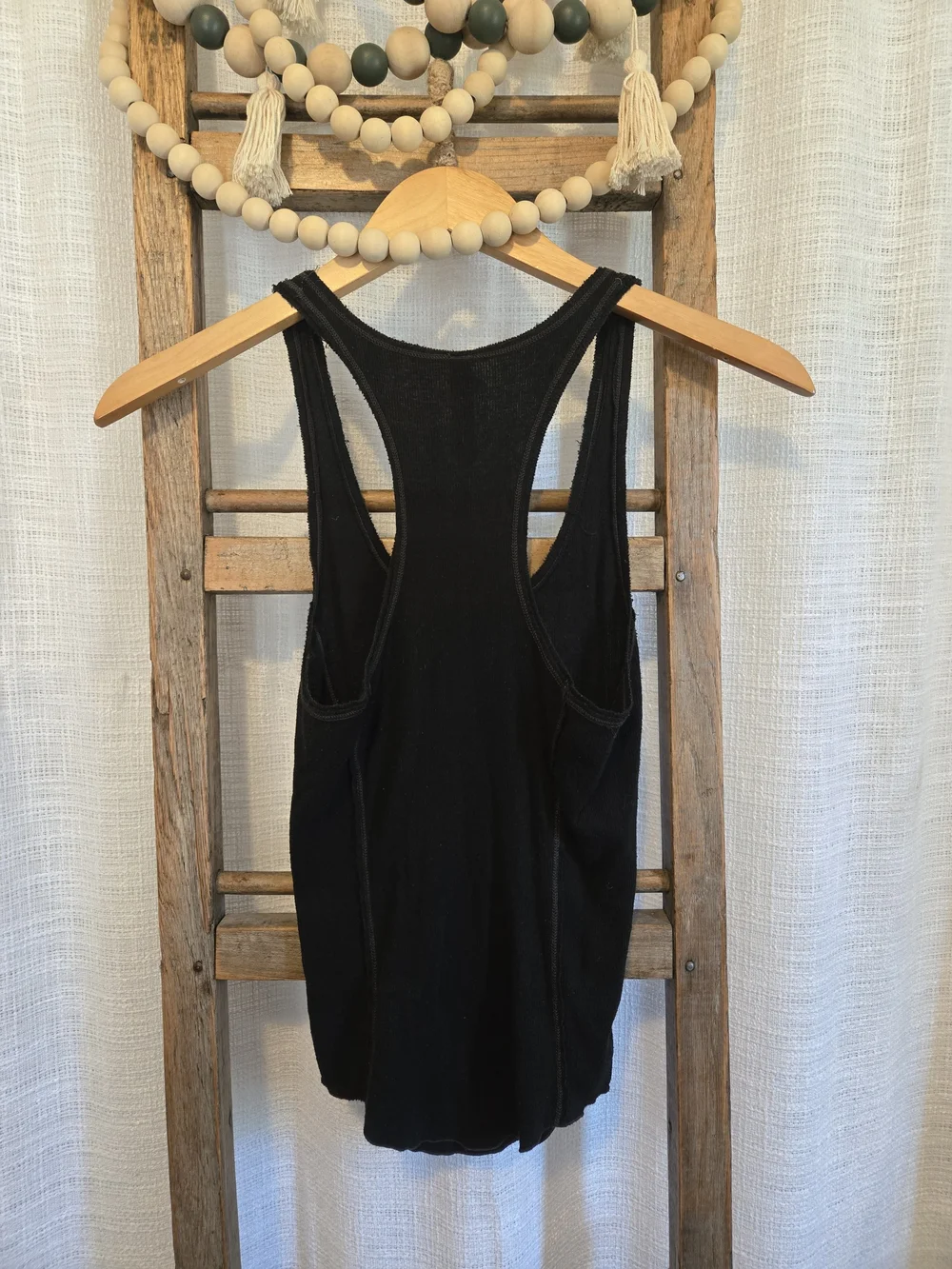 Free People Black Racerback Tank